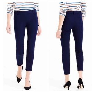 J. Crew Womens Minnie Pants Navy Size 8